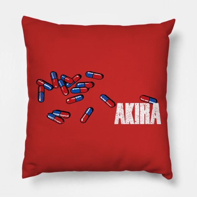 Akira Capsules Pillow by huckblade