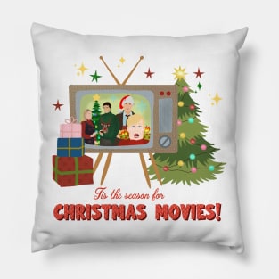 Tis the season for christmas movies Pillow