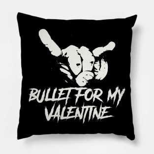 bullet for my valentine ll horn sign Pillow