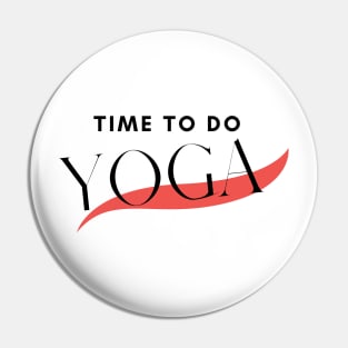 Time to Yoga Pin