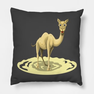 Camel Cartoon Art for Kids, Little Boys and Girls Pillow