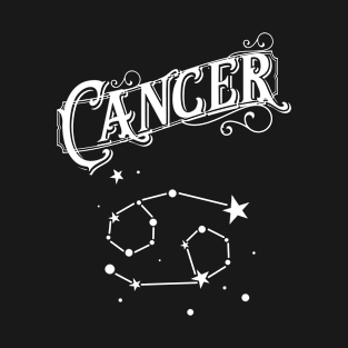 Cancer Constellation Zodiac Sign T-Shirt