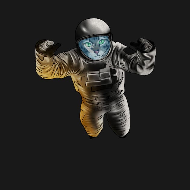 Funny Cat Astronout, Space Universe by dukito