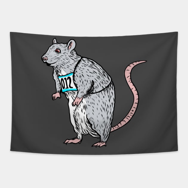 Rat Race Tapestry by Harley Warren