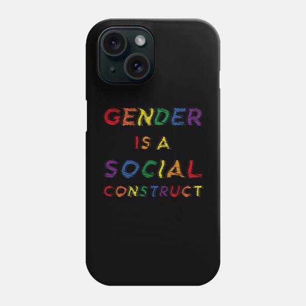 gender is a social construct Phone Case by mag-graphic