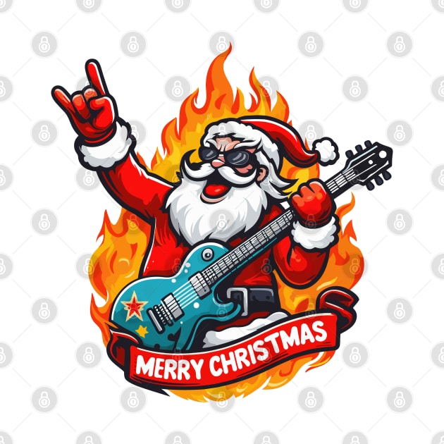 Santa Christmas Rock by katzura