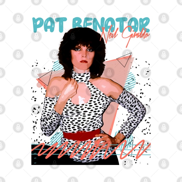 Retro Pat Benatar Fan Art Design by Nandin Putri