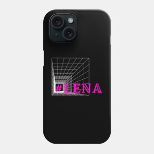 Name Lena. Geometry Phone Case