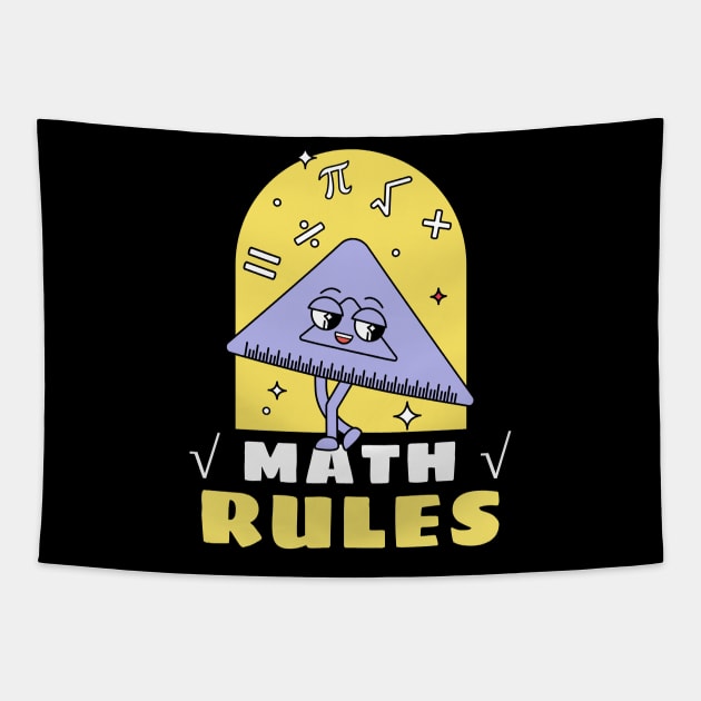 Math Rules Basic Math Go math Discrete Math Tapestry by TV Dinners