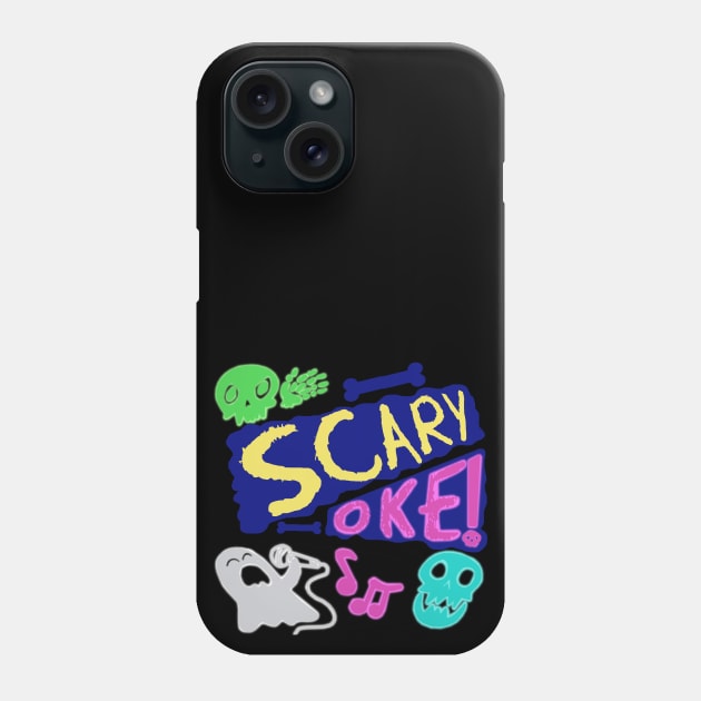 Scary-Oke! Phone Case by DeepCut