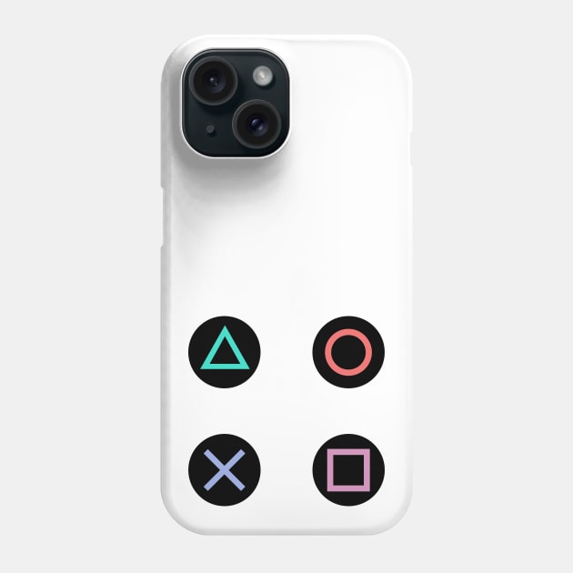 Play with Playstation Controller Buttons Phone Case by XOOXOO