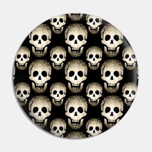 Laughing Skulls Pattern by Cheeky Witch Pin