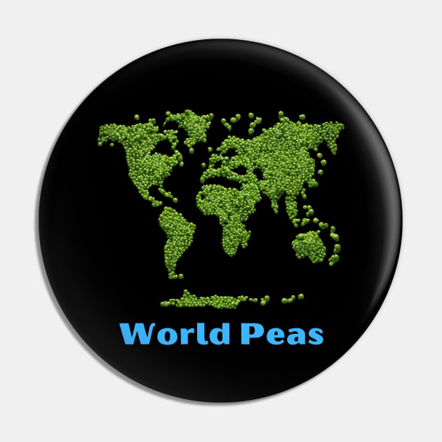 World Peas | Peas Pun Pin by Allthingspunny