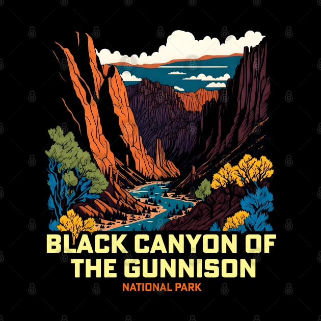 Black Canyon of the Gunnison National Park (Colorado) by T-shirt US