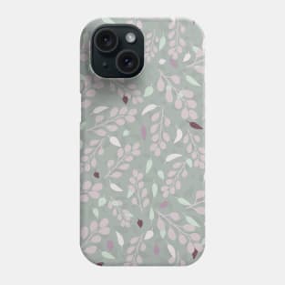 Spring Emotion Three Branches Pink Mint Phone Case