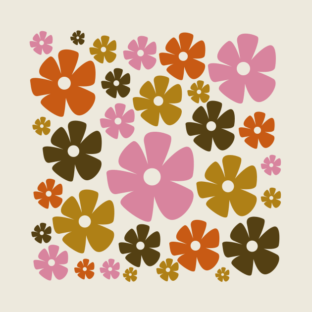 70s floral abstract by ampp