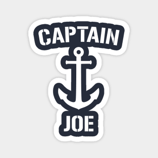 Nautical Captain Joe Personalized Boat Anchor Magnet