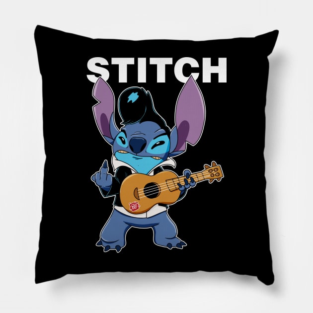 Stitch Pillow by Vallegrito