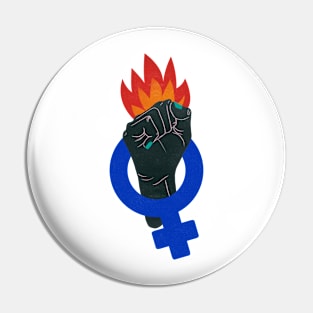 The feminist struggle Pin