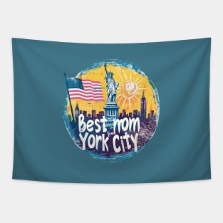 Best Mom From New York City, mothers day gift ideas, i love my mom Tapestry