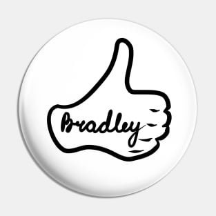 Men name Bradley Pin