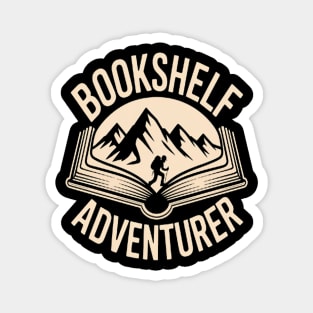 Bookshelf Adventurer Magnet