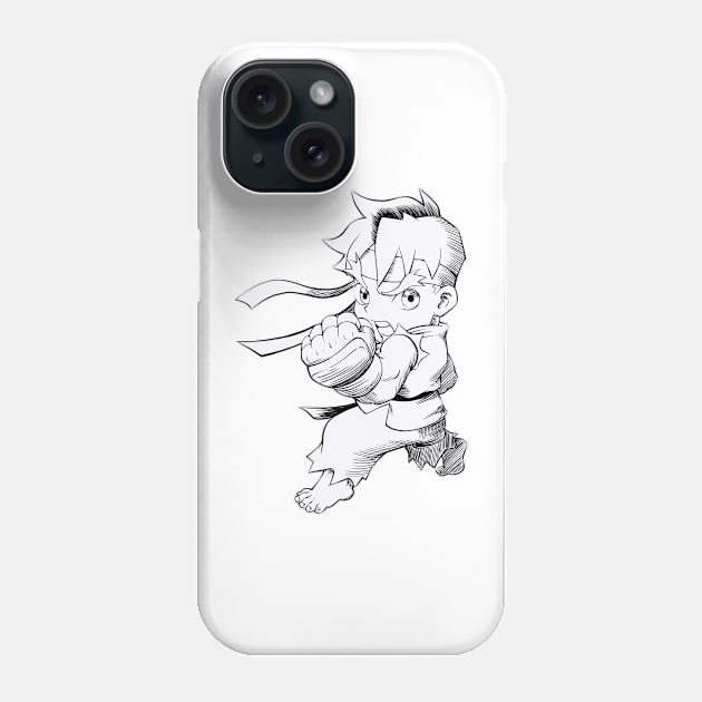 Ryu white Phone Case by Choose Your Char!!