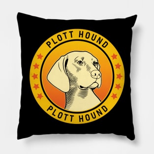 Plott Hound Dog Portrait Pillow