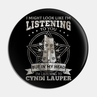 Cyndi Lauper Pin