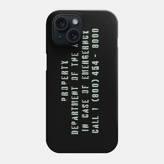 Living Dead Barrel Stencil Phone Case by rexthinks