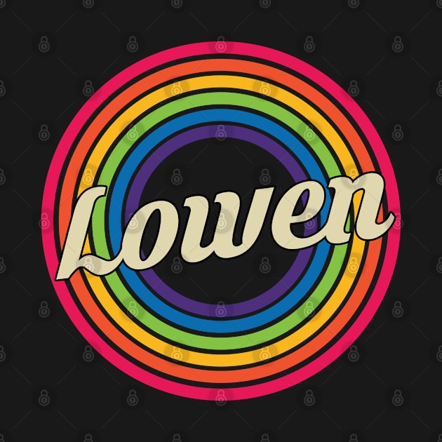 Lowen - Retro Rainbow Style by MaydenArt