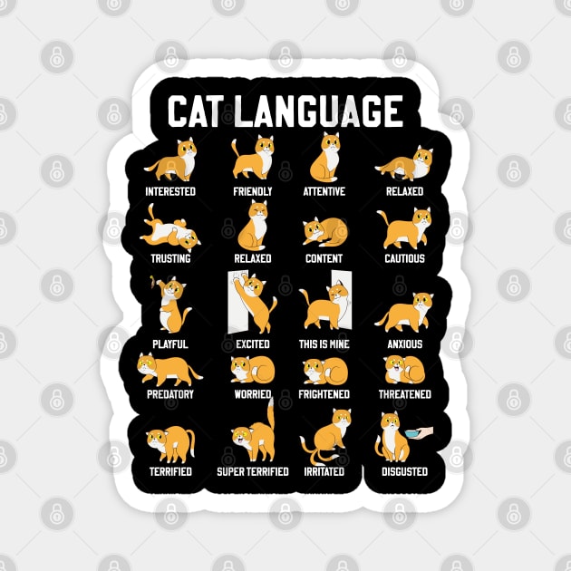 Cat Language Magnet by GoshWow®