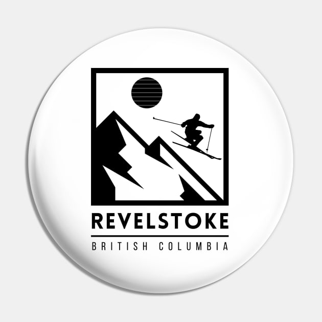 Revelostoke ski - British Columbia Pin by UbunTo