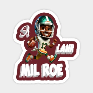 A Lank Milroe America football Magnet