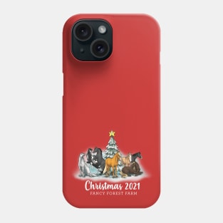 Fancy Forest Farm • Christmas 2021 • White Text Phone Case