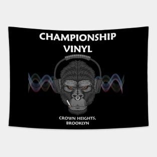 Championship Vinyl Record Store T-Shirt "High Fidelity" Tapestry