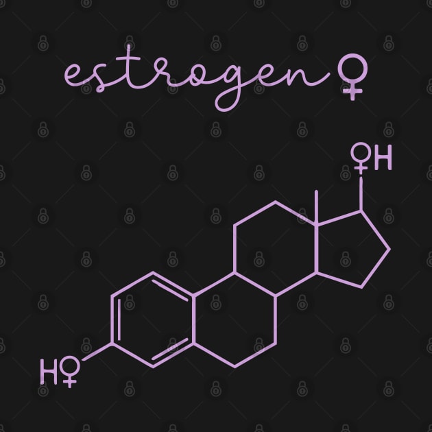 Estrogen Female Hormone Chemical Structure by labstud