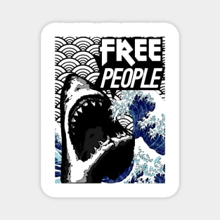 FREE PEOPLE SHARK Magnet