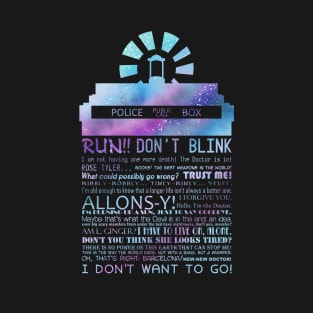 10th doctor quotes T-Shirt