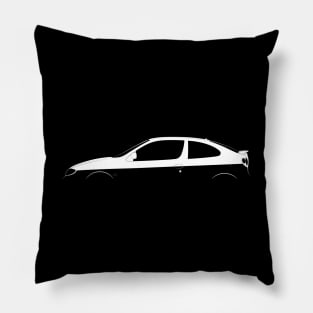 Renault Megane Coupe Silhouette Pillow