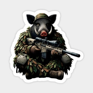 Sniper Wild Boar Magnet