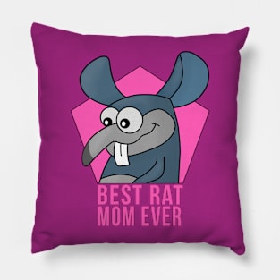 Best Rat Mom Ever Pillow