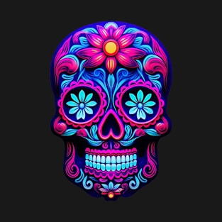 Neon sugar skull T-Shirt