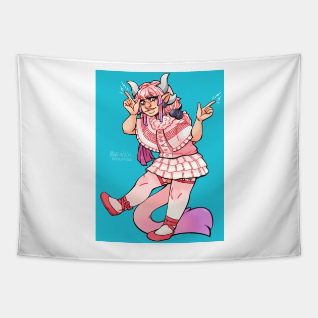 Kanna Tapestry by paperstarzz