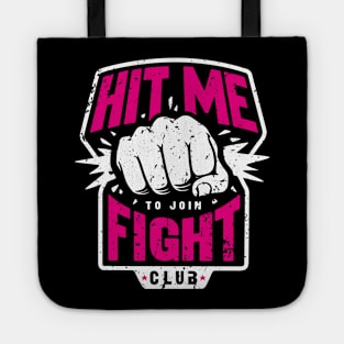 Fight Club Entrance (black) Tote