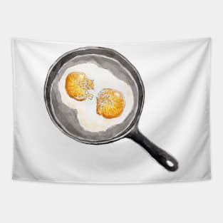 Fried Egg Cat Tapestry