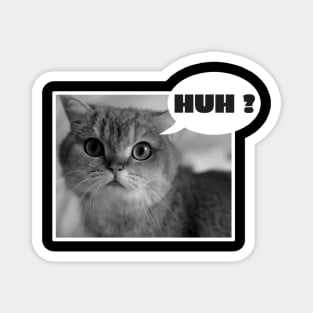 Huh Cat Meme Magnet