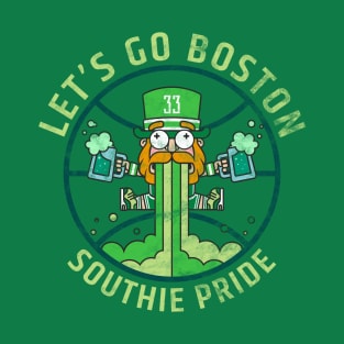 Let's Go Celtics! Drunken Leprechaun Boston Fan Gift T-Shirt