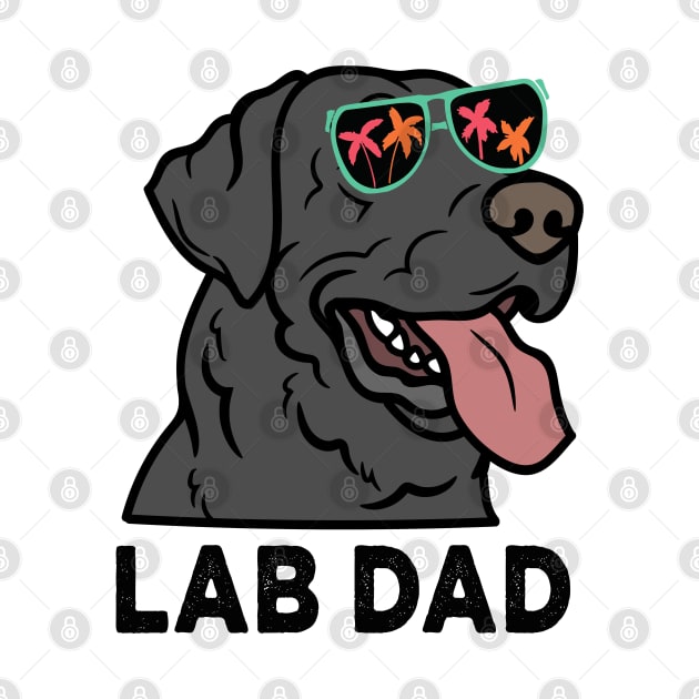 Labrador Retriever Dad Lab Dad by raeex