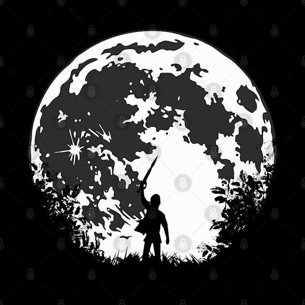 Wander in Moon (silhouette) by Taki93